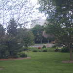DSC_0029.JPG
View again of the same parking lot, and again we see a good view of the railroad. The building shown is the Grinnell Library, which houses the Grinnell Archives. (This photograph also completes the panoramic view of the Grinnell Campus, in front of Mears Cottage.)