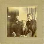 Pictured here is a photo of Moses Stephen Slaughter (left) pictured with two other faculty members, whose identities are currently not known to Sitemaster Henry Gurr 

FmChrisJones}GrinnellLibArchive=51p2slaughter001.jpg