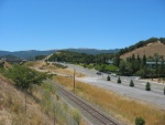 We Are Leaving the Valley of the Russian River Behind, and Starting the Climb Over the Next mountain Range Before descending To the "Valley" of the San Francisco Bay.  View continued in next photo.  .Novato, CA. (Photo = 118-1801.JPG )