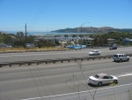 Here We Get Our First Glimpse of the San Francisco Bay.  We are getting near the end of the ZMM Route. Thanks for taking the "Ride" with me.  North Bay Peninsula, near Greenbrae, CA.  (Photo = 118-1804.JPG )