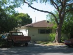 My Son's Old House On Santa Clara Drive.  I stayed here for two months, rested up, toured the area with my son, took lots of photos, made computer back-up CD copies of all my photos, BAK copies of my GPS data, and caught up on all my old emails. Then I had to get ready to go home.  Palo Alto, CA.  (Photo = 118-1840 IMG )