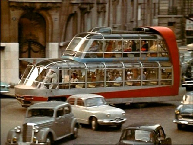  Pictured here is a Citreon U55 Currus Cityrama tour bus, its unique, futuristic design garnered much attention on the 1950s Paris streets. Anthony McWatt, who has been involved in some research on Sarah Vinke, notes how the bus reminds him of the 1950 film "Forbidden Planet" with Robbie the Robot & Lesley Nielsen. This bus is likely similar to the buses Sarah and her students may have rode in while touring Paris! 

McWattEml}A..}OceanlLinerTvl=SarahVinke=Citroen U55 Cityrama Currus (5)