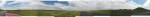 A Panorama Showing Spring Time in Montana: Clouds & Sky. Cattle & Open Range.  "A photograph can show a physical image in which time is static, and a mirror can show a physical image in which time is dynamic, but I think what he saw on the mountain was another kind of image altogether which was not physical and did not exist in time at all. It was an image nevertheless and that is why he felt recognition." US Rt12 just after passing into Montana from North Dakota. After a morning f cool stormy dark clouds plus later rain, the sun finally came out. The clouds and pure blue sky caught my attention, so I wanted to stop for a photo. When I noticed the "cattle shoot" (loading ramp), I braked hard to a stop. This is an 8 picture panorama. Highway going off into the distance at the beginning of the panorama, is West, the ZMM Route direction of travel. As you "scroll" through this panorama your view will be all the way around the horizon, nearly full circle!! North is in direction of fantastic cloud formation.  ***********************************  (Photo =  104-0474+7sc ...... ZMM Page = 075 ...... WayPt = 090x 2980ft)