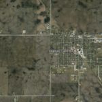  An aerial photograph of Dallas Center 

Note two blue rectangles: These outline farm property formerly co-owned by Sarah Jennings Vinke and her sister Katherine jennings Smythe. 

NOTE: On most of the photos this Album => 
Click on any photo several times to get the LARGEST view, especially in case of Fine Print OR need to see Small Detale:

Farm Pic Google.PNG