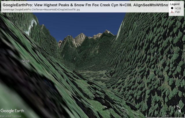 SaveImage GoogleEarthProV7.3.4.8642 NC08 ChkTerrain MouseHoldDnDragGetGoodTilt
