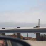 Somewhat Minus Fog, We See The Beach & Pacific Ocean Coast Line Of Santa Cruse Bay, 13 Min Before Arriving At Safeway Grocery Store.  

File = DSC 0323 Resize602x400