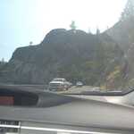 As We Continue To Travel Back West Along Donner Pass Road, The Road Continues Up *& We See More Turns In The Road & The Rugged Rocks.  

File = DSC 0391 Resize602x400