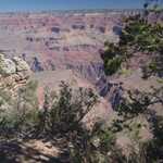Moving Right Further Along The Protective Handrail & Fence At The Canyon Edge, And 4 Minutes After Previous Photo, Very Nice Colored Strata Are Seen On The Opposite Side Of The Canyon. 

File = DSC 0450 Resize602x400