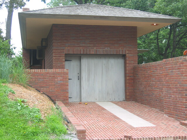 A Closer View Of Garage Entrance Of The Malcom Willey House.  

Photo = 134-4384 IMG 